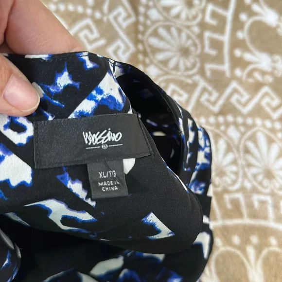 NWT Mossino Diagonal print Dress SzXl - Picture 6 of 10